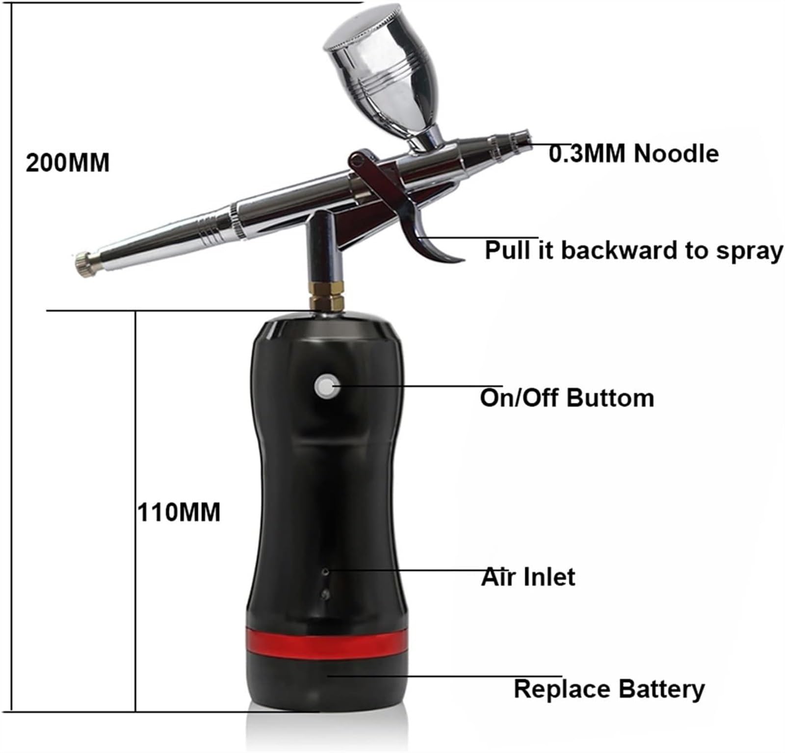 Sand Blaster profesjonalny Mini aerograf z kompresorem modele w skali pompa powietrza opalanie bezsłoneczne farba w sprayu tłok fryzjer tatuaż