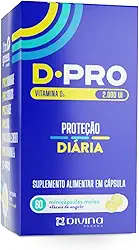 Vitamina D 2000 ui 60 Minicápsulas Softgel - D.Pro - Imunidade e Antioxidante