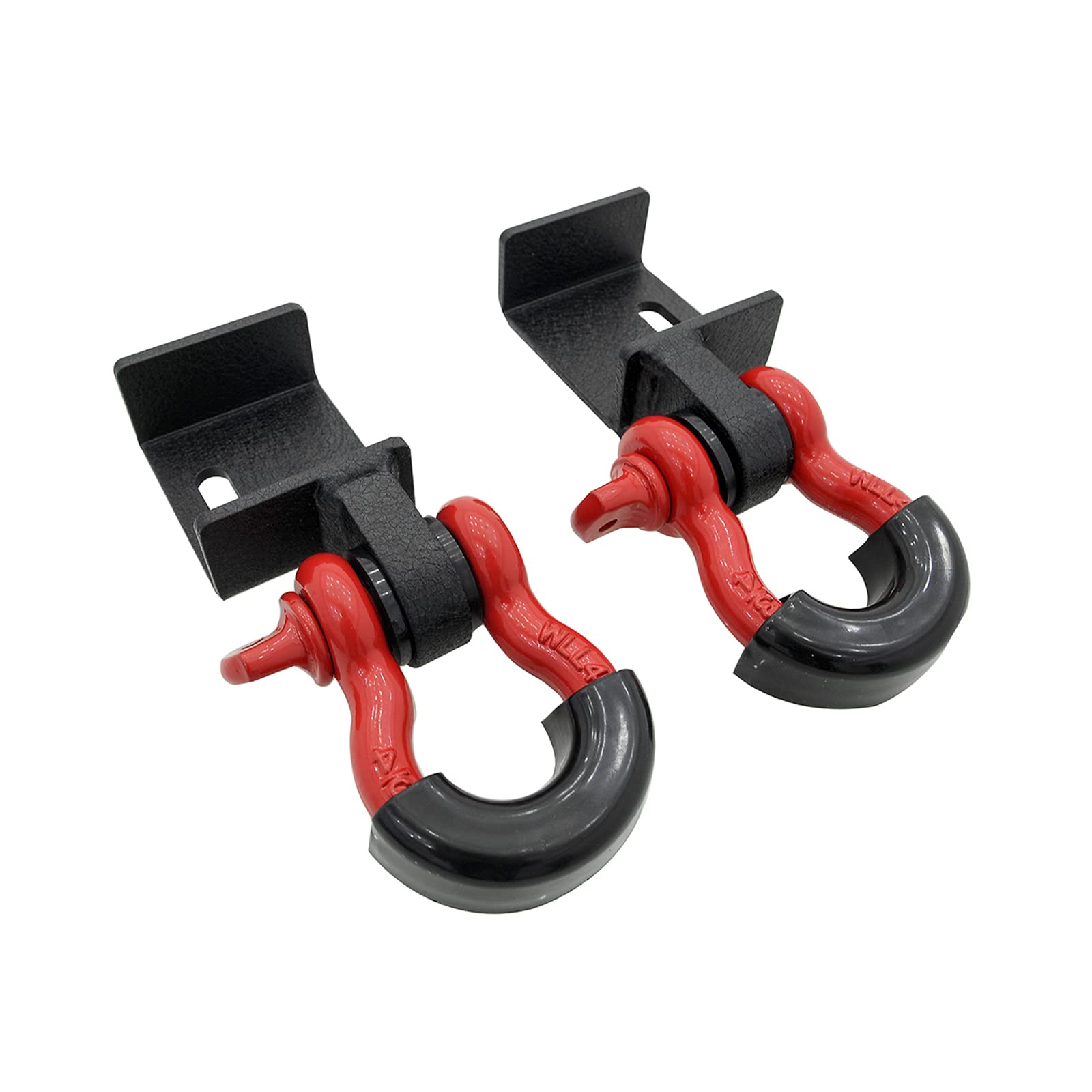 EAG Tow Hook Mounting Bracket with D-ring Shackles Demon Hook Bracket Compatible with 2009-2021 Tacoma