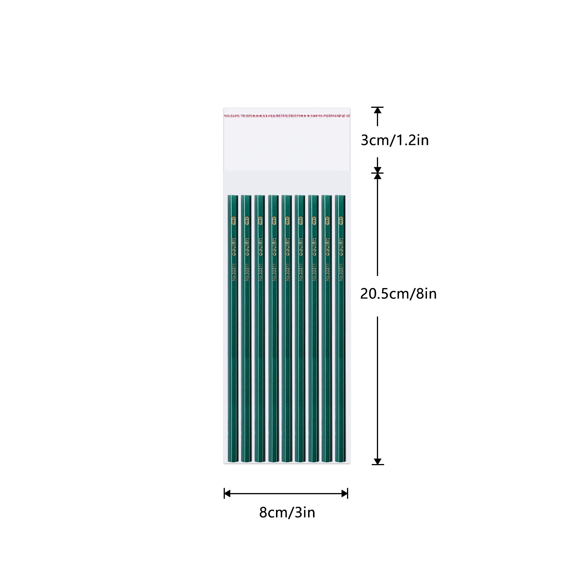 Long Cellophane Bags 3 x 8" 100pcs Clear Cello Self Sealing OPP Plastic 50µm for Candles Jewelry, Crafts, Gift, Bakery - Image 2