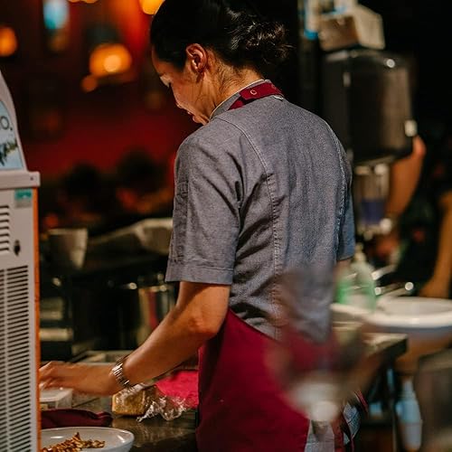 Miniatura 9 de Linteum - Delantales de babero para restaurante y cocina (28.0 x 31.9in)