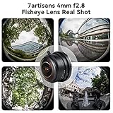7Artisans 4mm F2.8 Fisheye Ultra Wide Angle Lens APS-C Manual Focus Prime Lens Compatible for FX-Mount Mirrorless Camera X-T1 X-T2 X-T3 X-T20 X-T30 X-E1 X-E2 X-E3 - Image 2