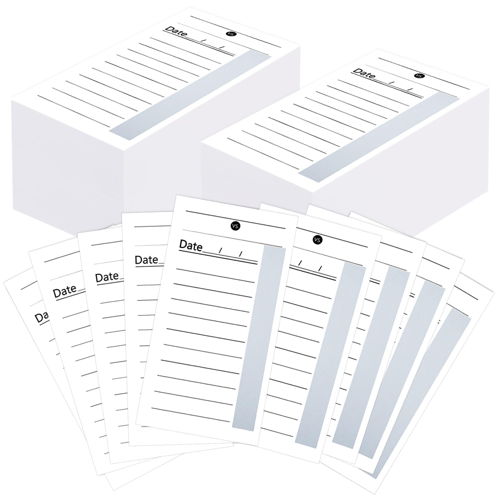 Amazon.com: 200 Packs 10 Line Football Sports Strip Cards, 200 No