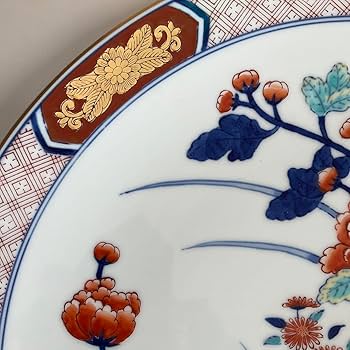 有田焼　錦芙蓉　飾り皿　絵皿　大皿　スタンド付き　哲山作　40cm 2】有田焼 哲山作 大皿 飾り皿 絵皿 - メルカリ