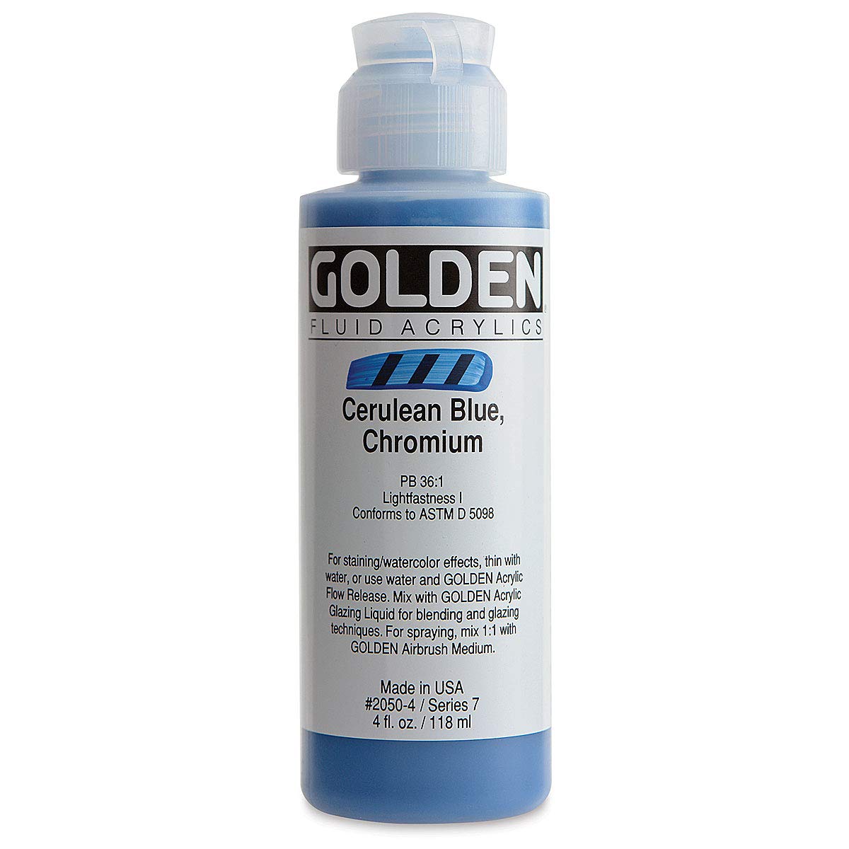 Golden FLUID ACR CERUL BLU CHROM 4oz