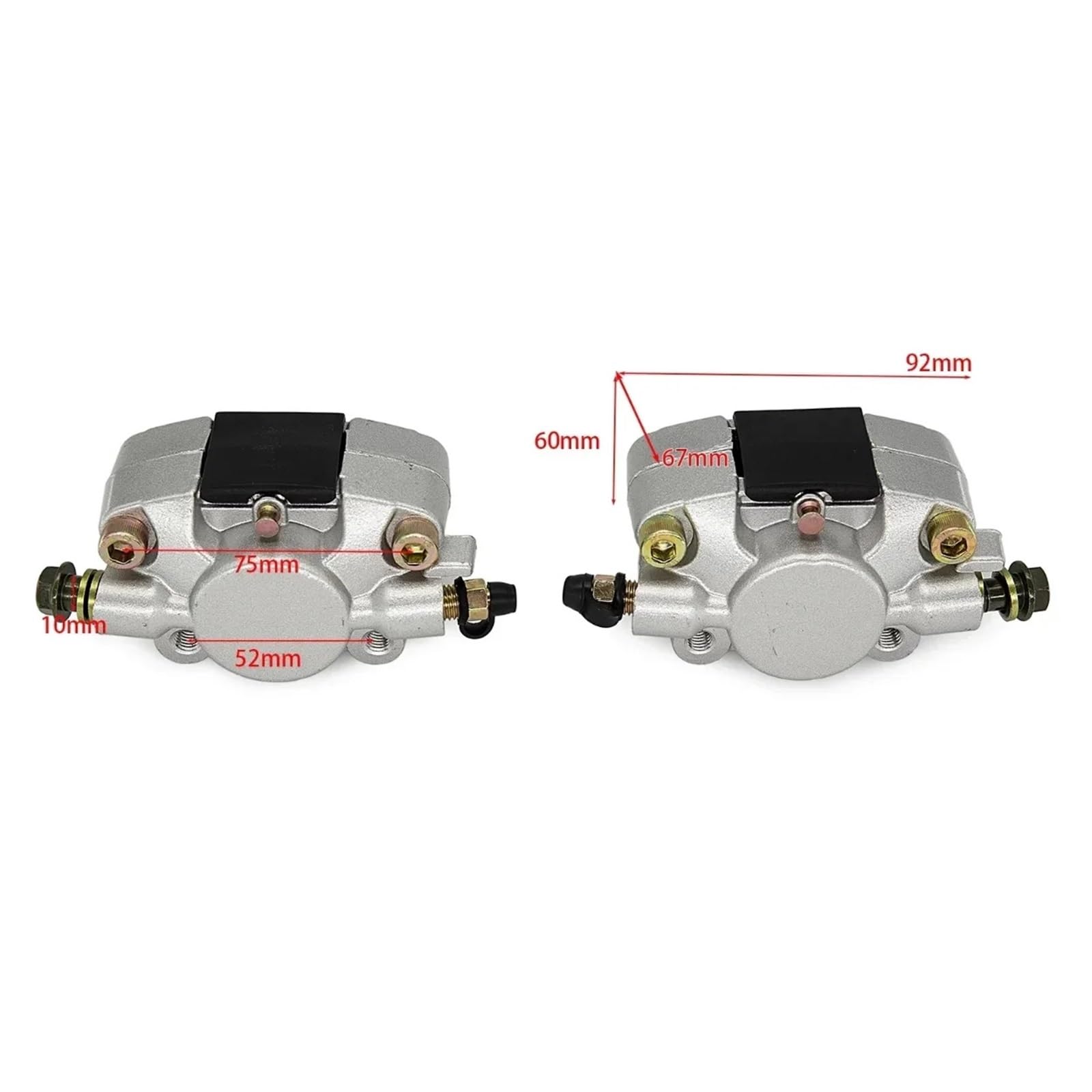 Disco freno anteriore Per 50cc 70cc 110cc 125cc 150cc 250cc Quad Go-Kart Scooter Moto ATV Pinza freno a disco anteriore posteriore Disco Freno