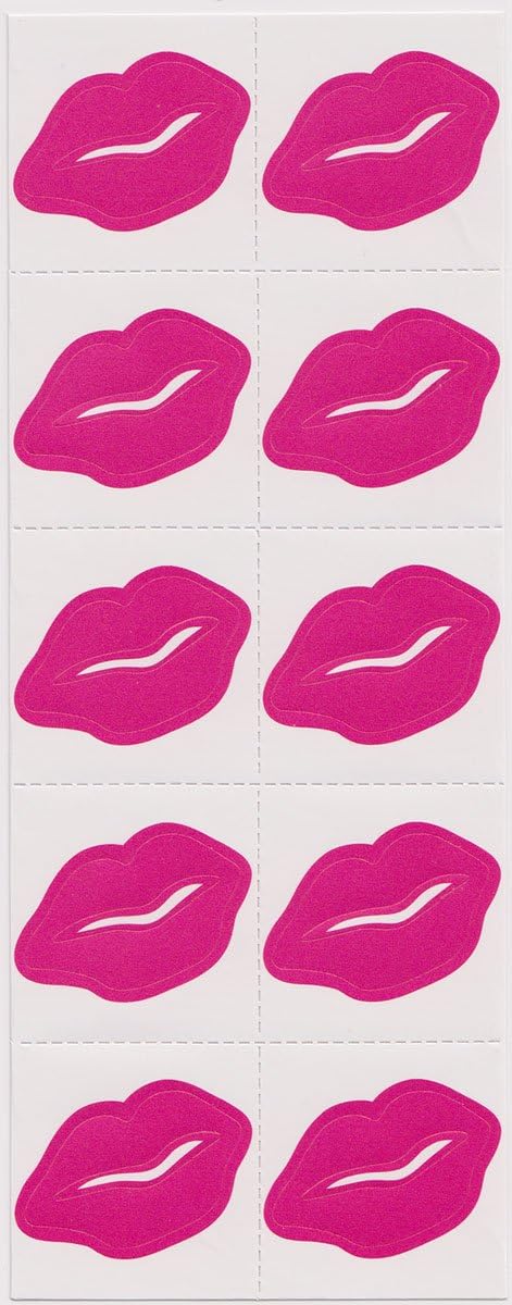 Lips Tanning Body Stickers 100 Pack##