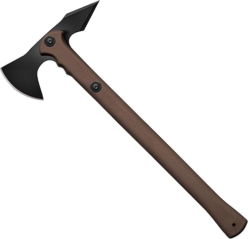 Cold Steel - Hacha de supervivencia Tomahawk de acero forjado, ideal para campamento, supervivencia, exteriores y para cortar madera, talla única