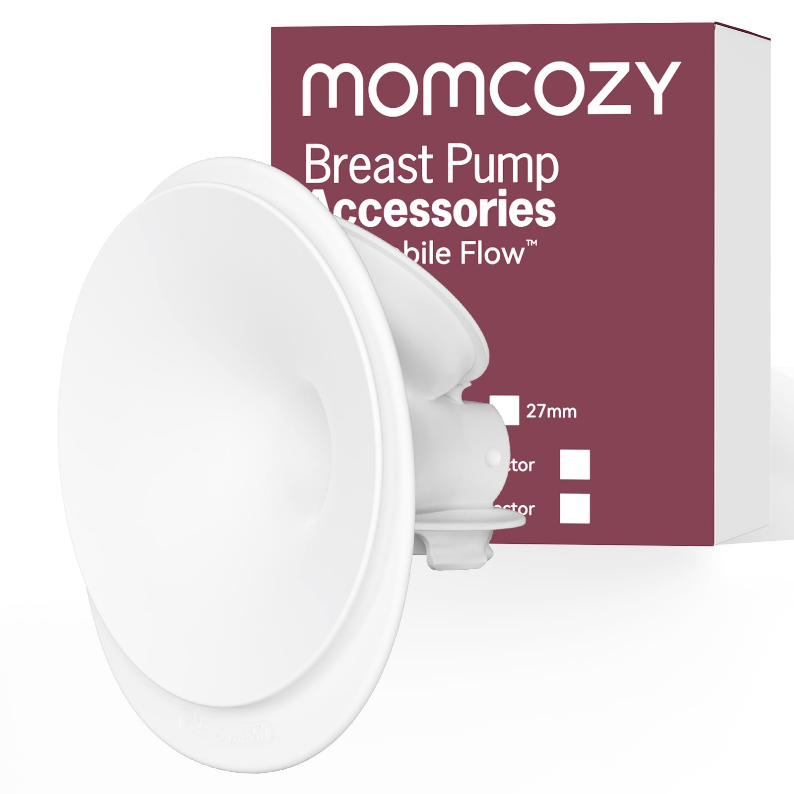 Momcosyオリジナル交換用アクセサリー アップグレードされたモバイルフロー用 | アップグレードされたM9 オリジナル アップグレードされたM9 母乳育児パーツ 24mmフランジ 1パック