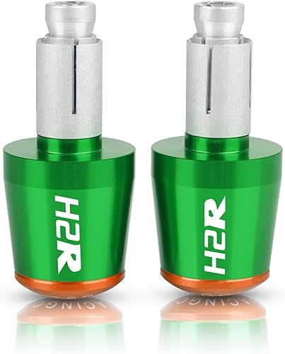 Contrapeso 78 "0.866 in motocicleta manillar engranaje balanceado enchufe deslizante manillar barra de extremos puños tapa para Kawasaki para Ninja