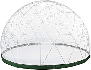 3.6m Garden Bubble Tent - Transparent TPU Cover, Waterproof Dome House for Patio & Dining