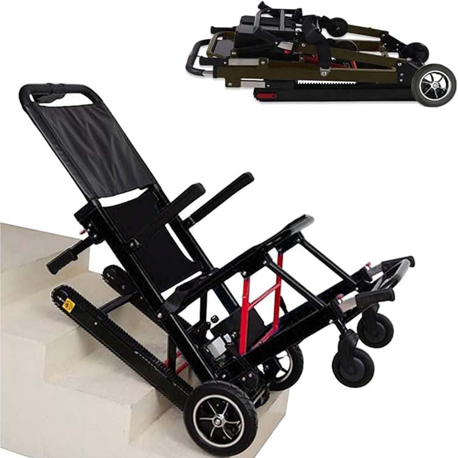 Elevadores De Escaleras Eléctricos Silla para Subir Y Bajar Escaleras Sin Esfuerzo Salvaescaleras para Personas Mayores Silla De Ruedas Eléctrica Plegable Movilidad