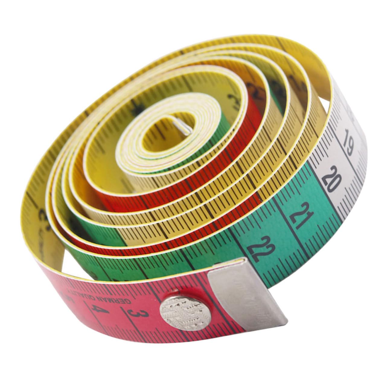 Beatifufu Flexible Measuring Tape Snap Sewing Tape Measure for -Sided Printed Lightweight Accurate