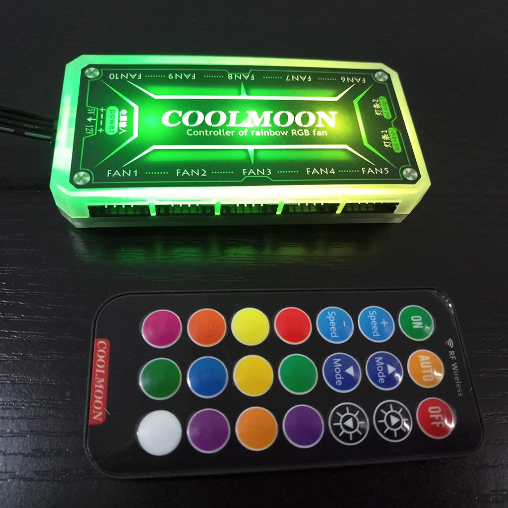 Coolmoon RGB Controller Per Chassis VENTOLA Case Fan-Incl - Foto 6