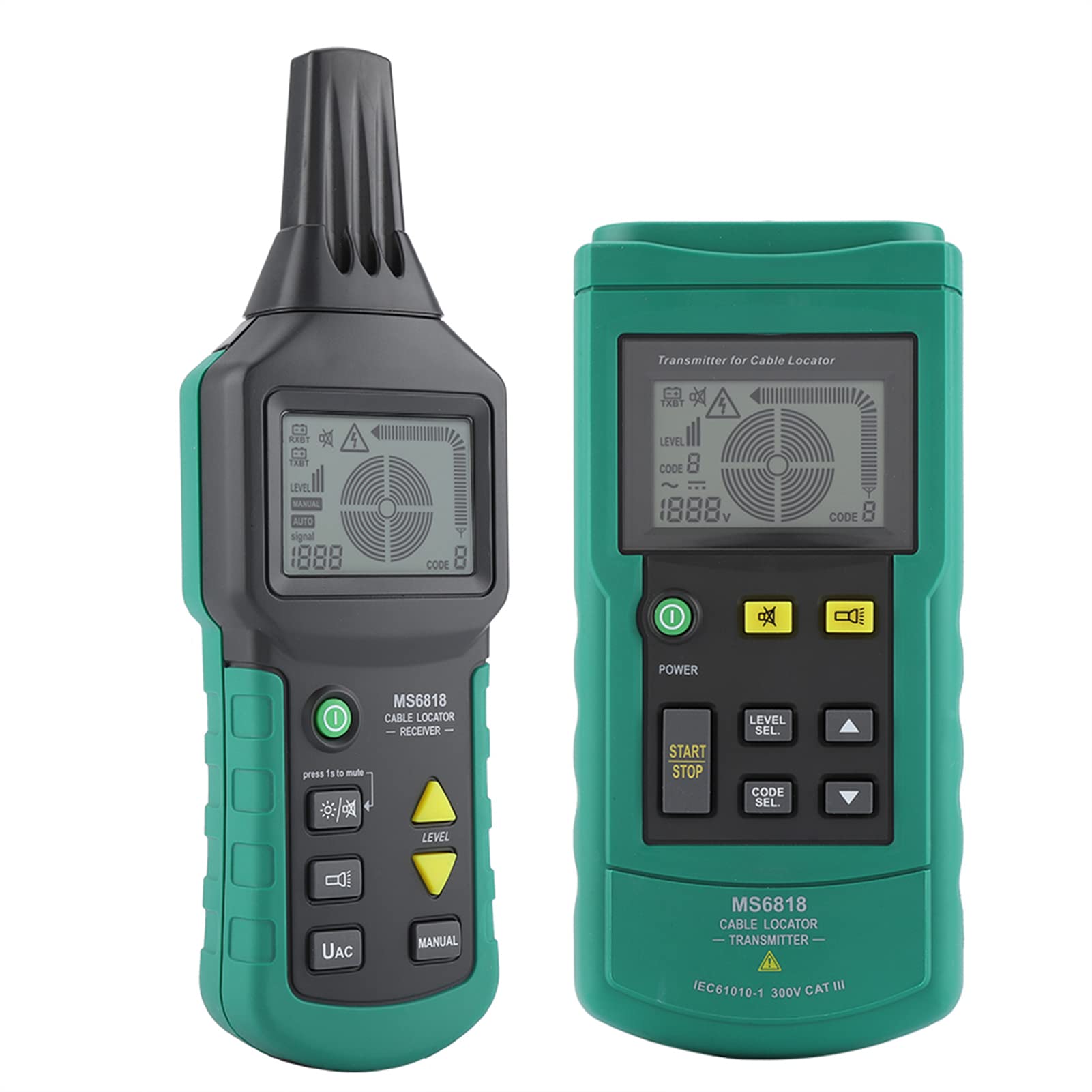 MS6818 Tester per Localizzazione Cavi per Lavoratori Edili | Funzione di Autoispezione a sensibilità Regolabile
