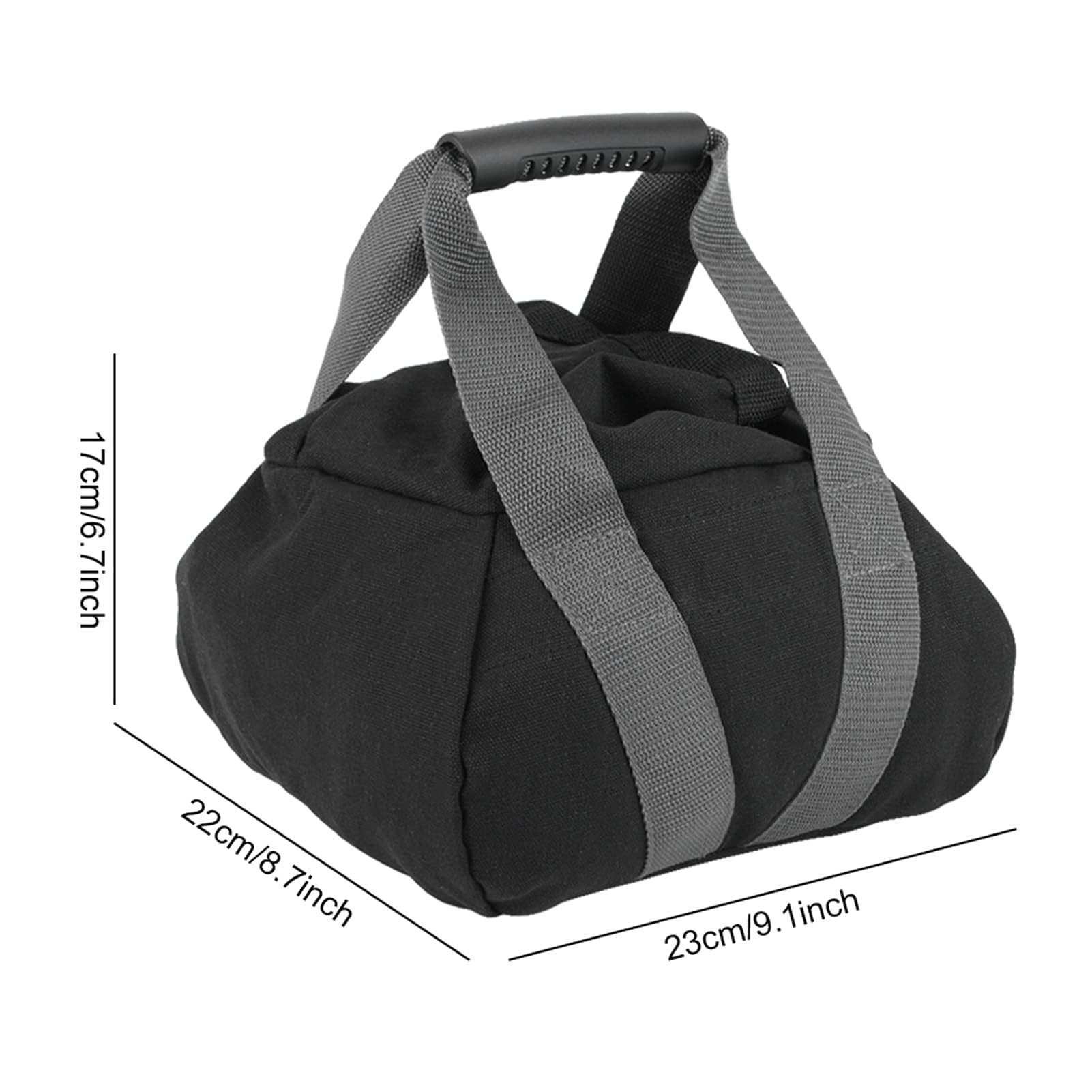 Alomejor Sacs de Sable pour Haltérophilie et Musculation - Entraînement Fitness Professionnel avec Poignée, Poids Ajustable Idéal pour Sports de Force et Renforcement Musculaire