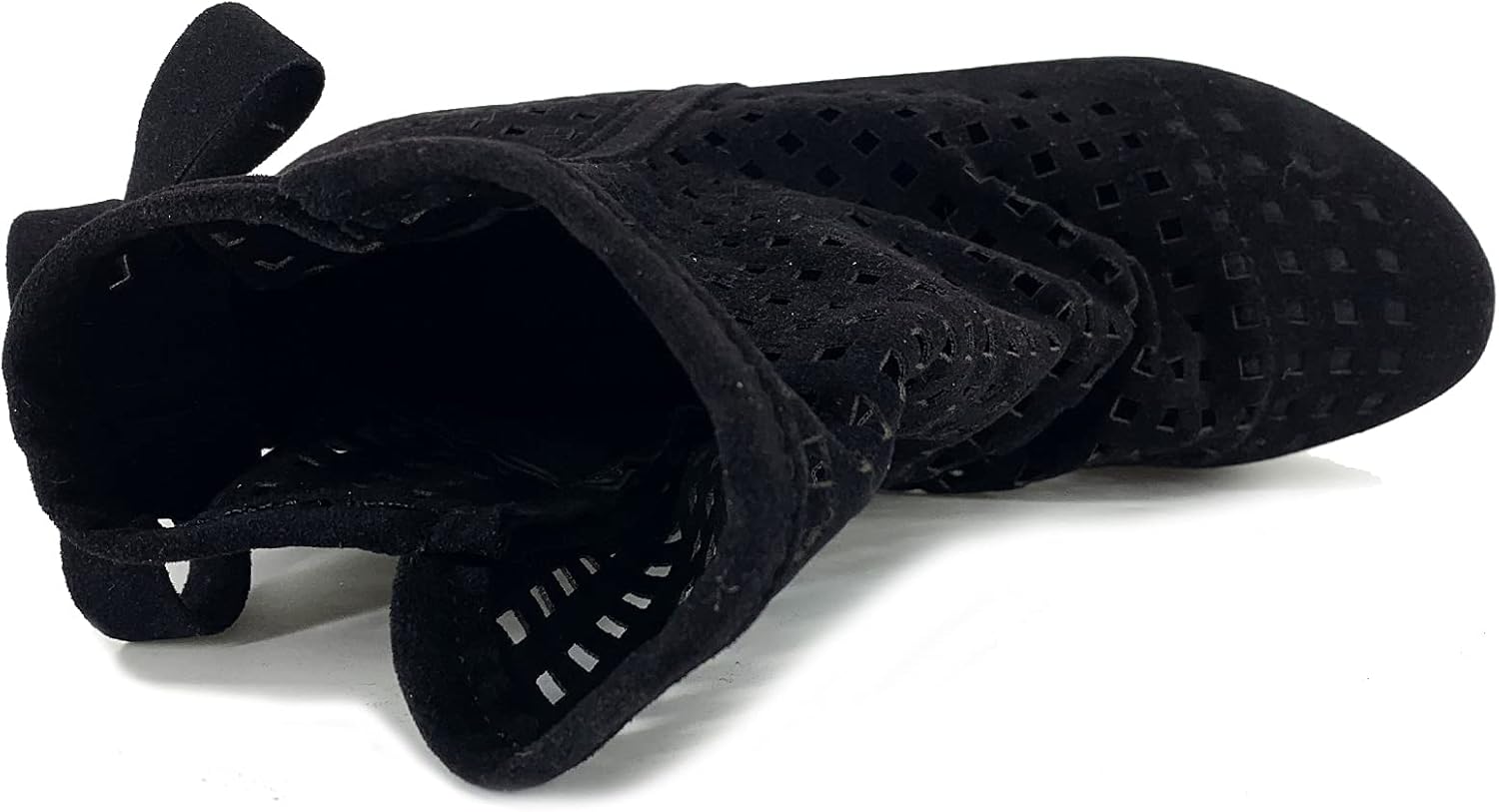 Gicoiz Women Round Toe Classic Wedge Heel Summer Ankle Boots