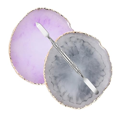 2 Pcs Resin Nail Palette Nail Polish Palette Nail Art