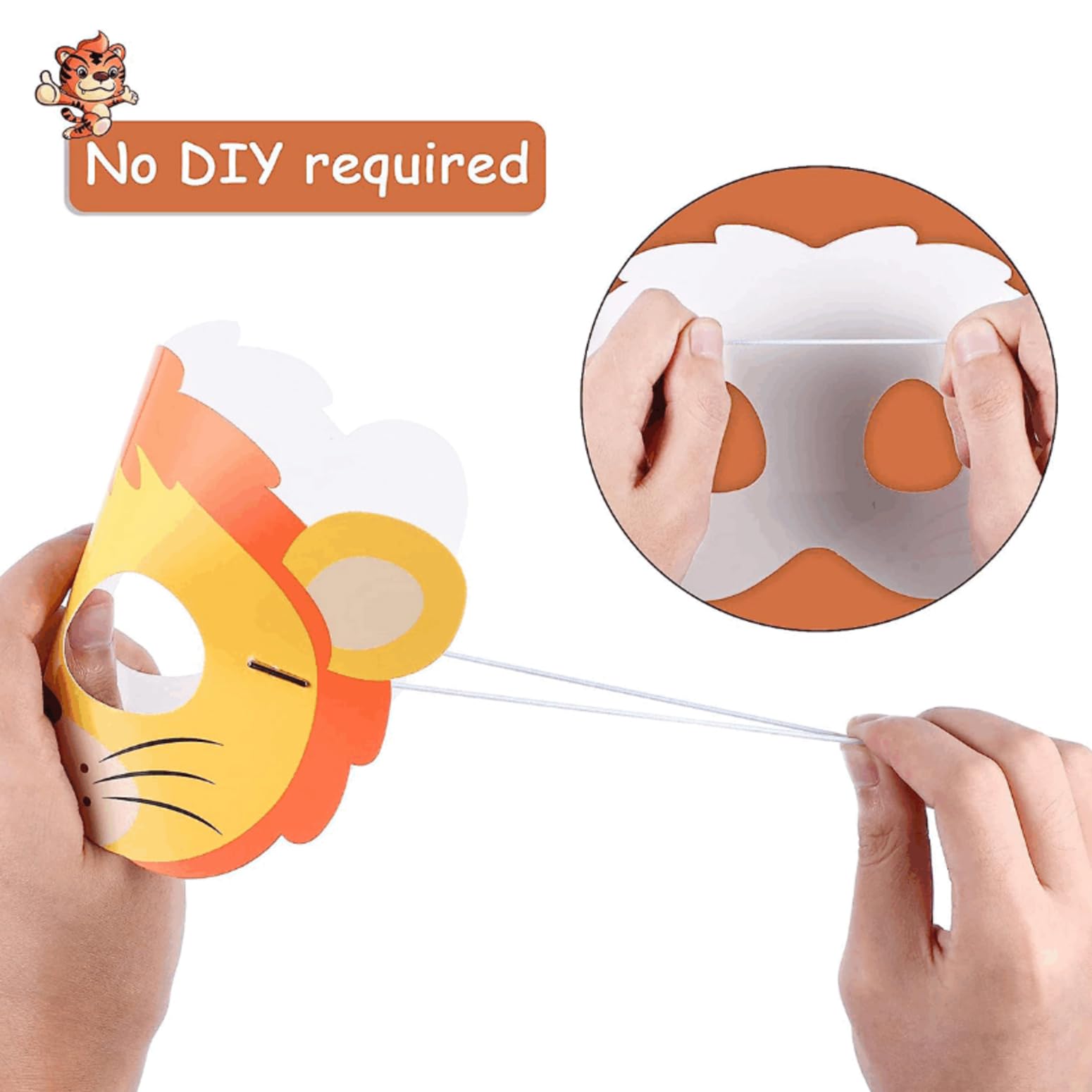 LAEYIAP 16 Packs Animal Masks Party Favors,Wild Animal Theme Birthday Party Favors,Jungle Safari Theme Birthday Party