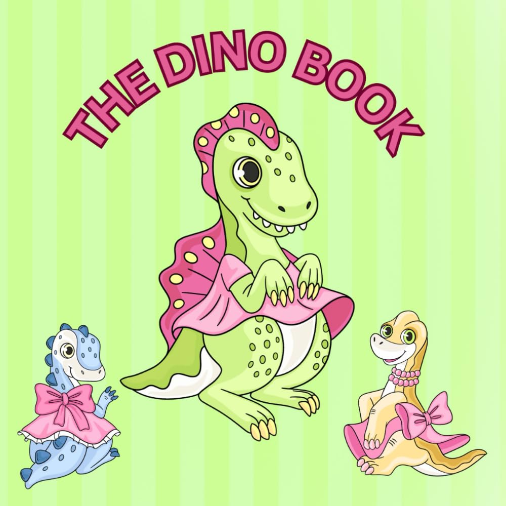 Dinosaur Coloring Book: Easy and Fun Dinos for Kids and Adults: Fun and Cute Dinosaurs for Children of All Ages