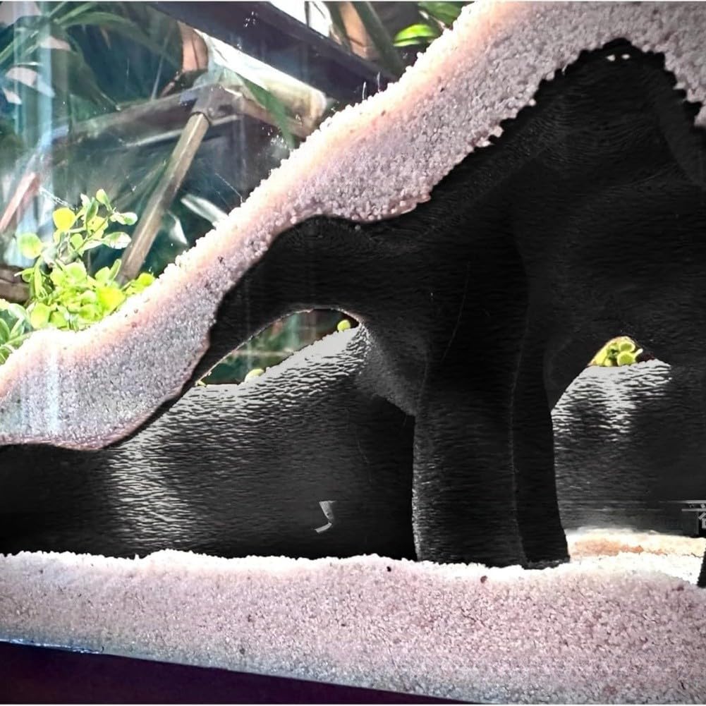Nascondiglio angolare per radici di mangrovie finte per acquario e terrario, aspetto naturale per rettili per caverne decorative in stile radice strutturata, riparo sicuro in polilattide a base
