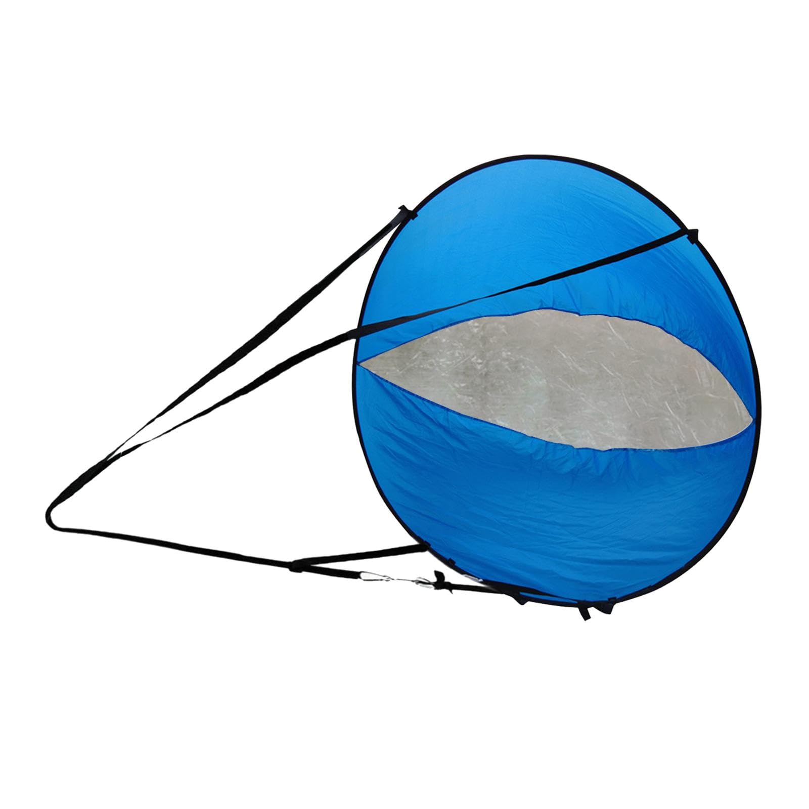 Tragbares Kajak Windsegel für Wind, Sofort Aufklappbares Boardsegel, Kajakzubehör mit Sichtfenster für Kanus, Tandems Und Expeditionsboote