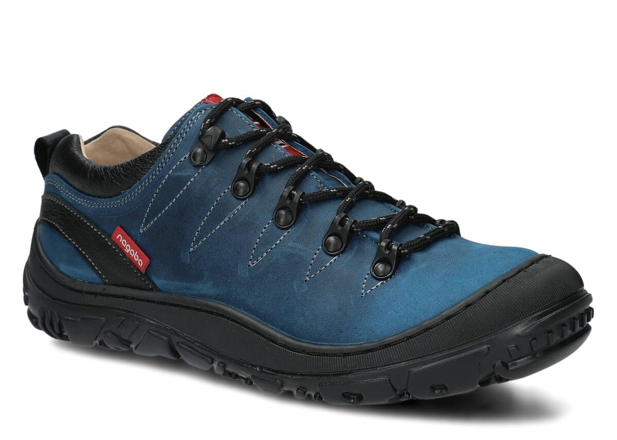 nagaba - Wanderschuhe Damen - Lederschuhe Trekkingschuhe Damen - Outdoor Halbschuhe Frauen Echtleder, Schnürschuhe - Freizeitschuhe, Damenschuhe Trekking Halbschuhe