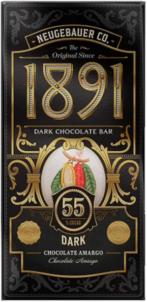 Chocolate Neugebauer 1891 Dark 55% Cacau Chocolate Amargo 90g