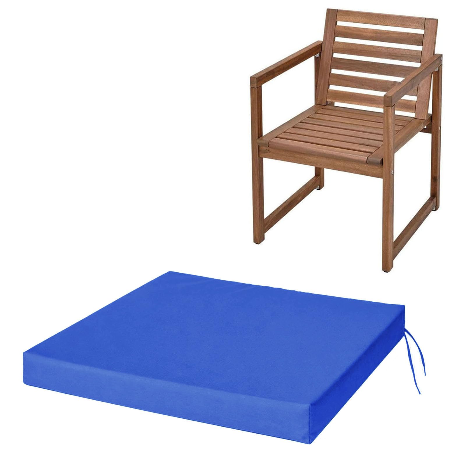 Coussin extérieur imperméable 40x40 cm avec housse assise salon de jardin terrasse