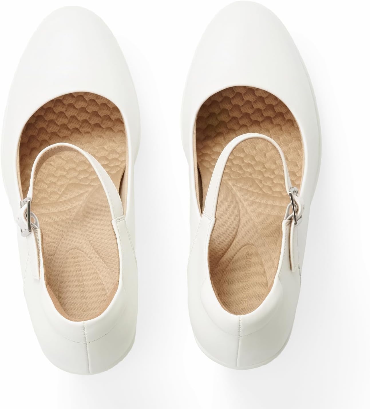 Cusolemore Mary Jane Heels with Arch Support, Closed Round Toe Chunky Pumps for Women, Comfortable Block Heel Dress Shoes - Image 2