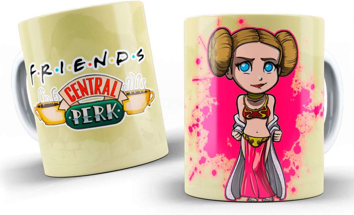 Mugtime (TM) - Inspired by Friends Rachael Green Central Perk Inspired - Ceramic Coffee Tea Mug Cup 11oz 330ml