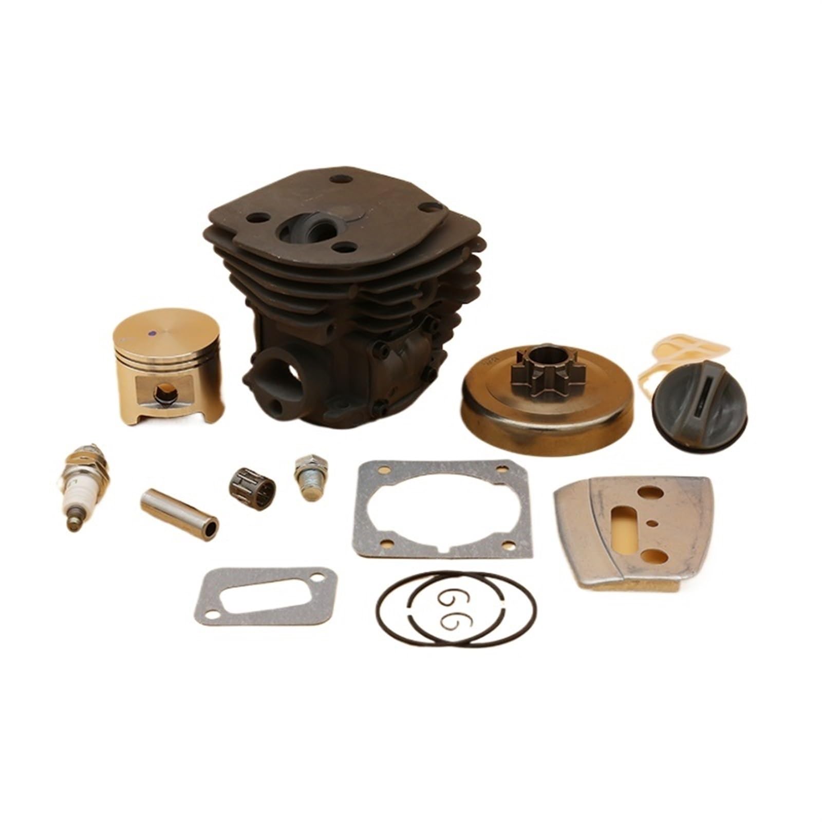 Zestaw uszczelek pierścienia tłokowego cylindra 45 mm, sprzęgła bębna, do Husqvarna, 353 345 350 351 346XP Części zamienne pił łańcuchowych ogrodowych Tłok cylindra do maszyn ogrodowych