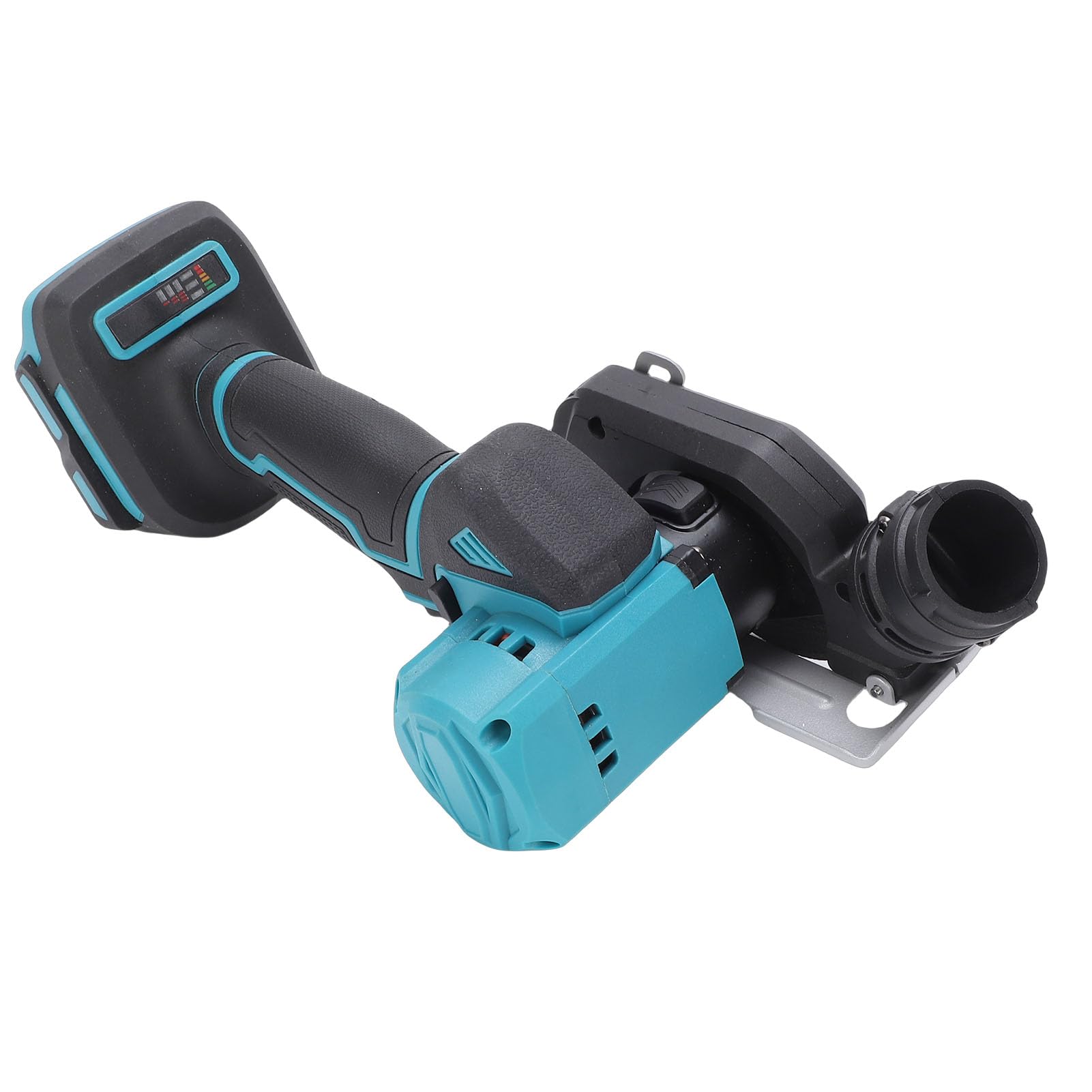 Annadue Mini Circolare a Batteria da 21 V, Circolare Wireless Compatta da 3" con Copertura Raccogli Polvere, 2 Lame, 19.000 Giri/min, Impugnatura in Gomma Antiscivolo, Alimentata a Batteria