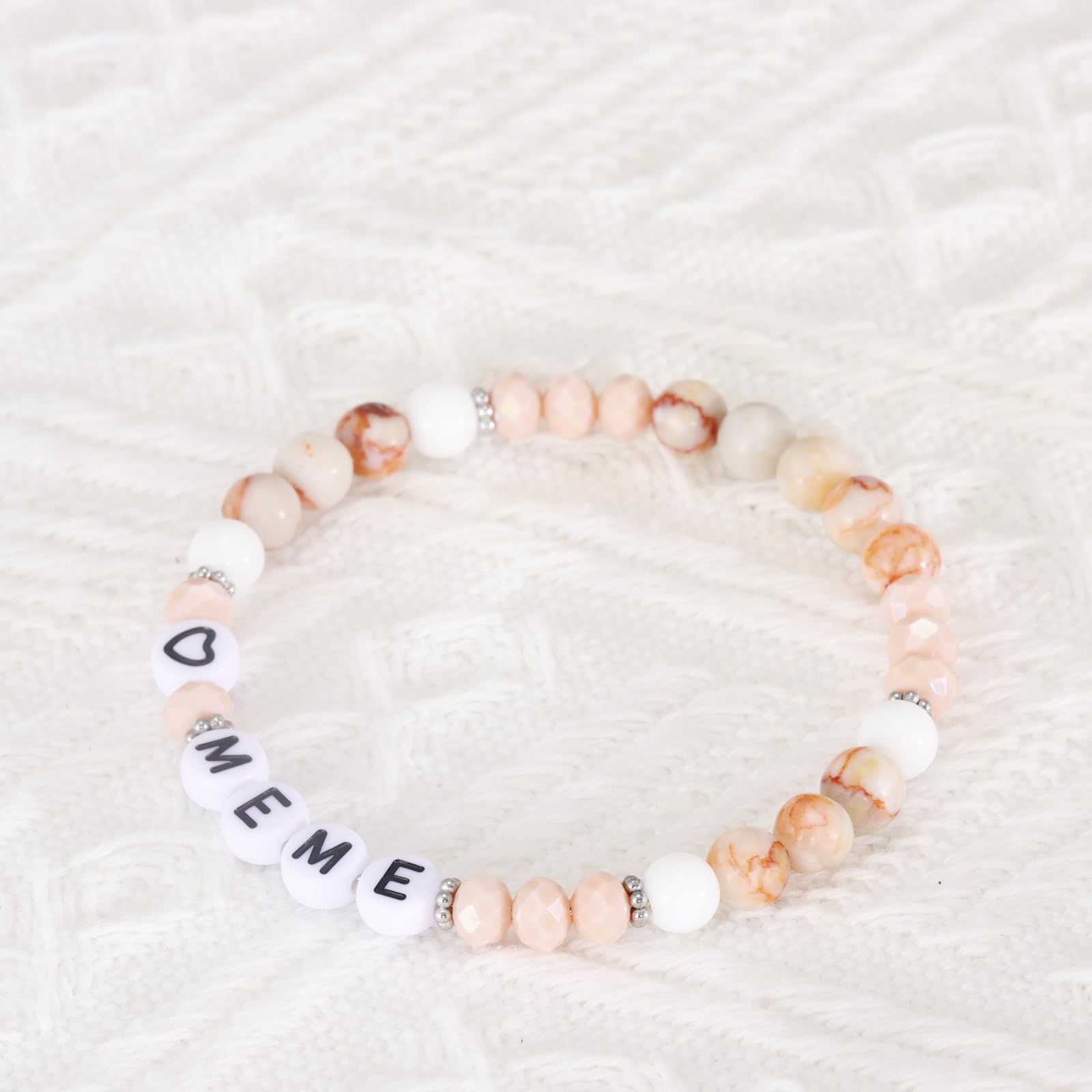 HUTIMY Meme Gift Grandma Women from Grandson Birthday Best Mothers Day Funny Meme Bracelet