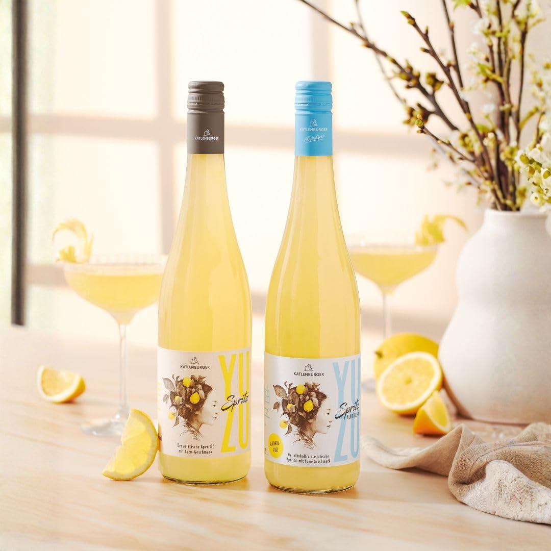 KATLENBURGER – Yuzu Spritz alkoholfrei | Moderner Aperitif mit asiatischer Yuzu und charaktervoller Zitrusnote. Ideal für bewussten Genuss bei jedem Anlass. Inhalt: 6x 750 ml