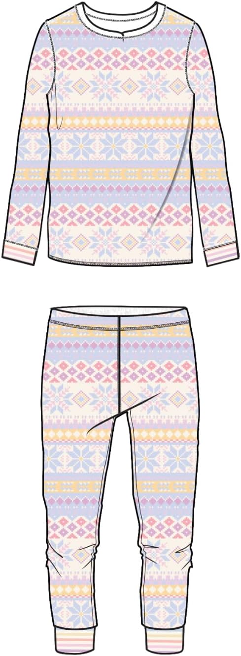 PJ Salvage パジャマセットLong Sleeve Kids Set Nordic Nights Pajamasベビーガール