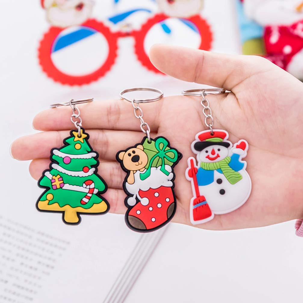 Amazon.co.jp: TOYMYTOY クリスマスキーホルダーサンタキーホルダー