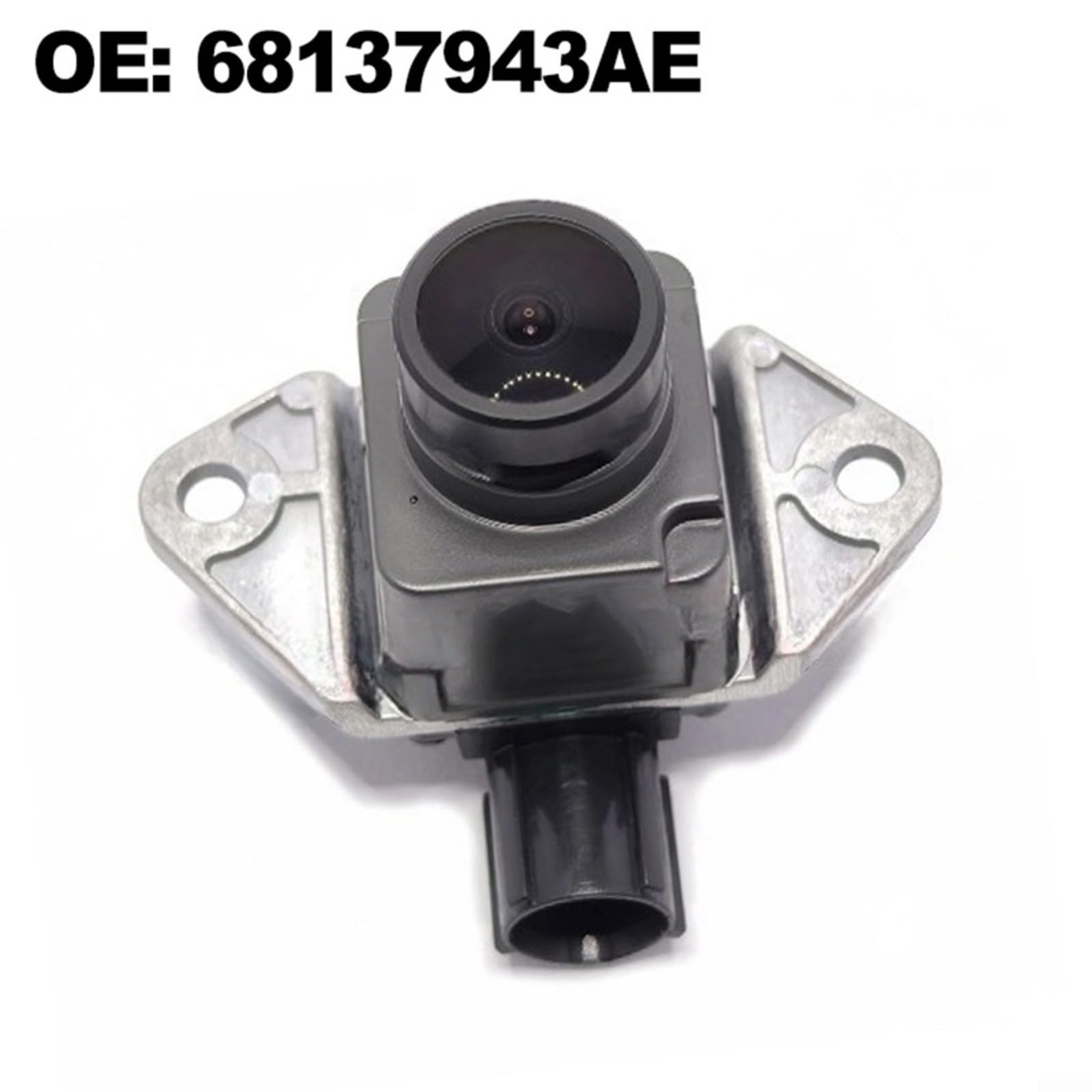 Cámara de visión trasera Grand para Cherokee 2014-2018 con OEM 68137943AE 68137943AD 68137943AJ, carcasa de metal ABS, color negro