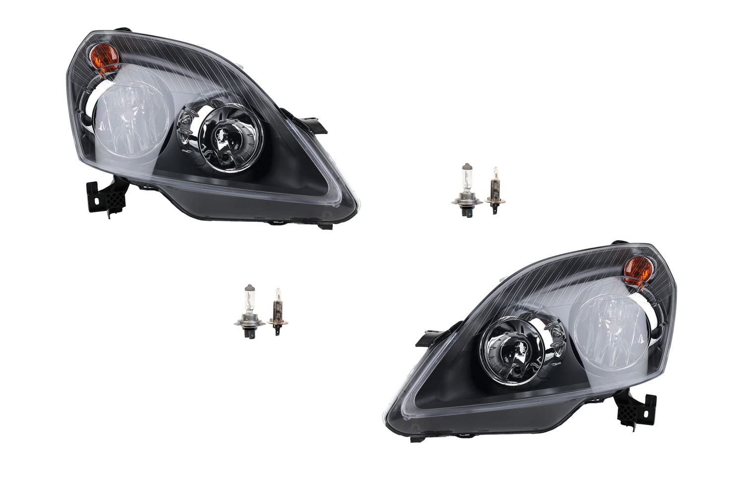 Johns, Scheinwerfer Halogen passend für Opel Zafira B 05-08 mit H7 H1 Satz Links Rechts