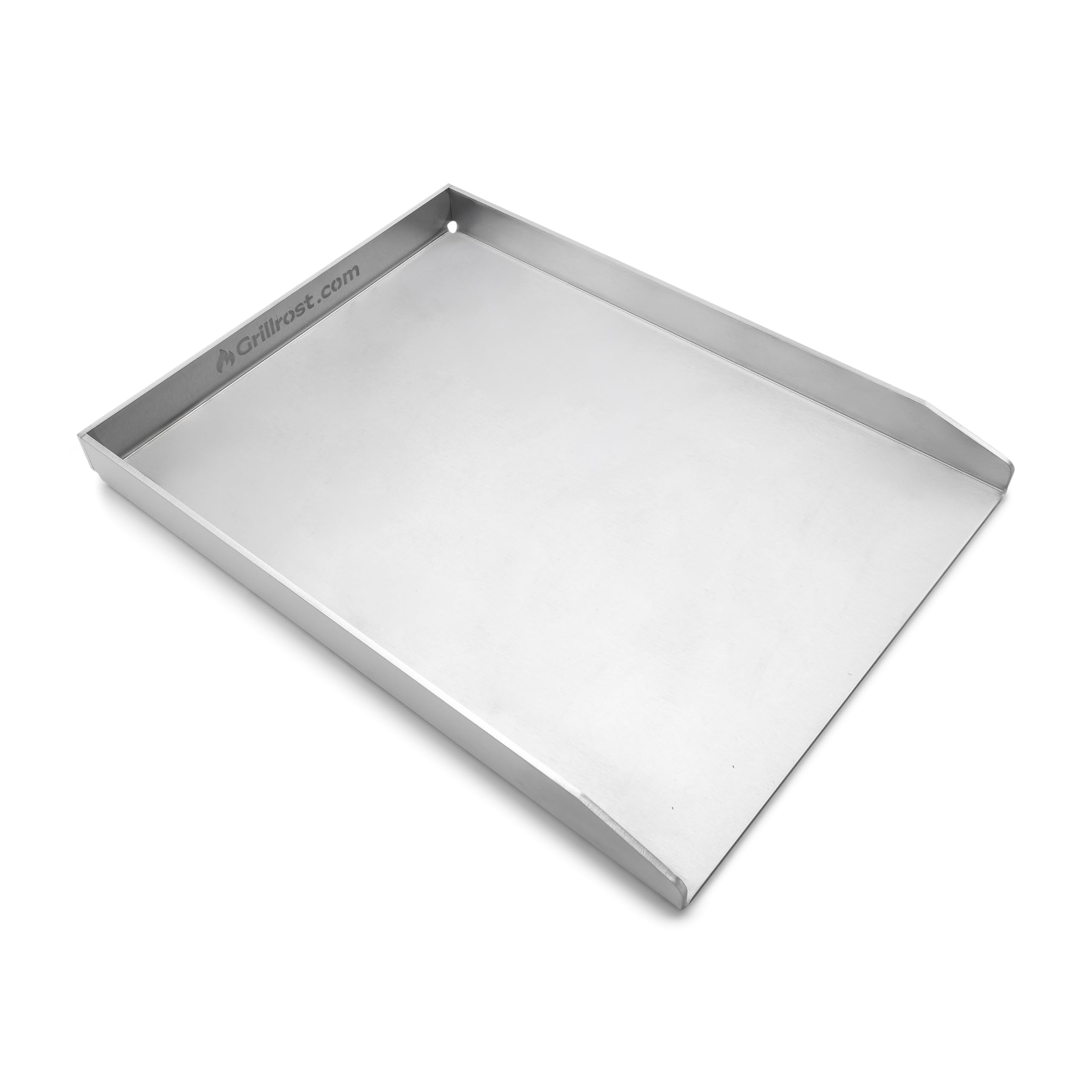 Grillrost.com Das Original Edelstahl Grillplatte | Plancha 45x34cm - passend für Napoleon LE/LEX/Prestige & Rösle | 4mm Massiv