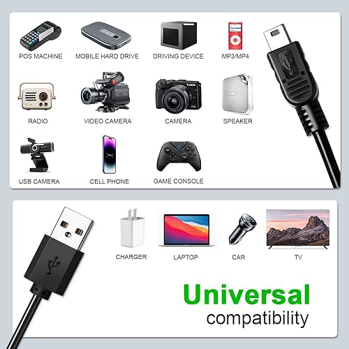 Miniatura 7 de Cargador adaptador de corriente para calculadoras de titanio Texas Instruments TI-84 Plus CE/TI-84 Plus/TI-Nspire CX/CX CAS/TI-89 - Incluye cable