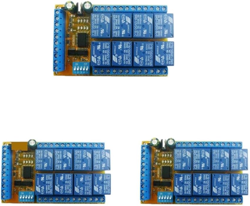 8 Channel Dip Switch Delay Relay Module Flip-Flop Bistable Interlock Conditioner L Dc 5V 12V 24V Power Supply New 2025 for Arrival High Reliable Electronic Component, Precision, Stable Performance