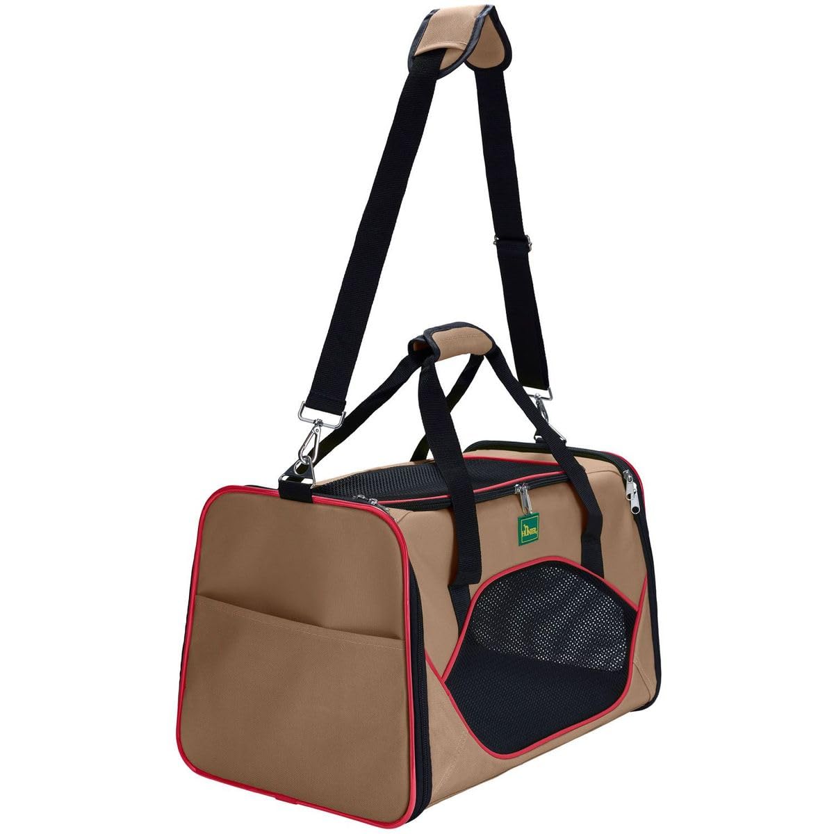HUNTER Kansas Sac de Transport, Beige/Rouge