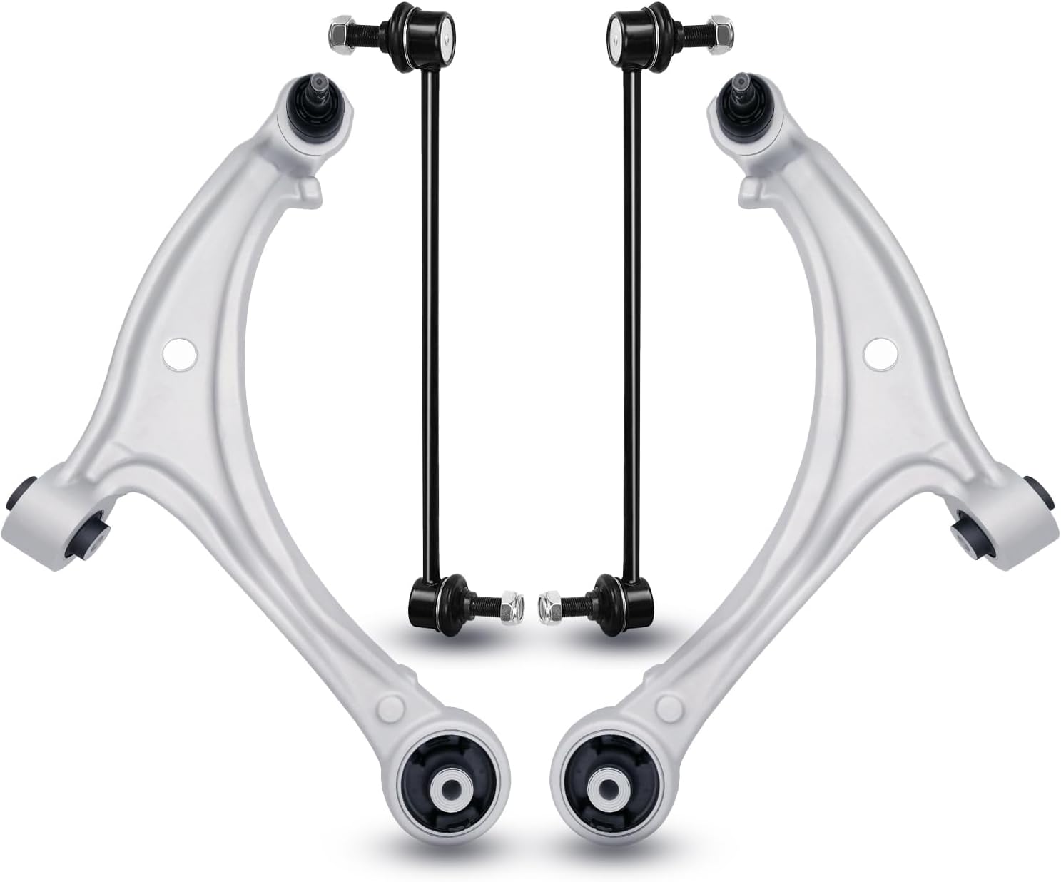 Front Suspension Kit Lower Control Arm Compatible with 2005-2010 Honda Odyssey 2005 2006 2007 2008 2009 2010 Stabilizer Sway Bar Links