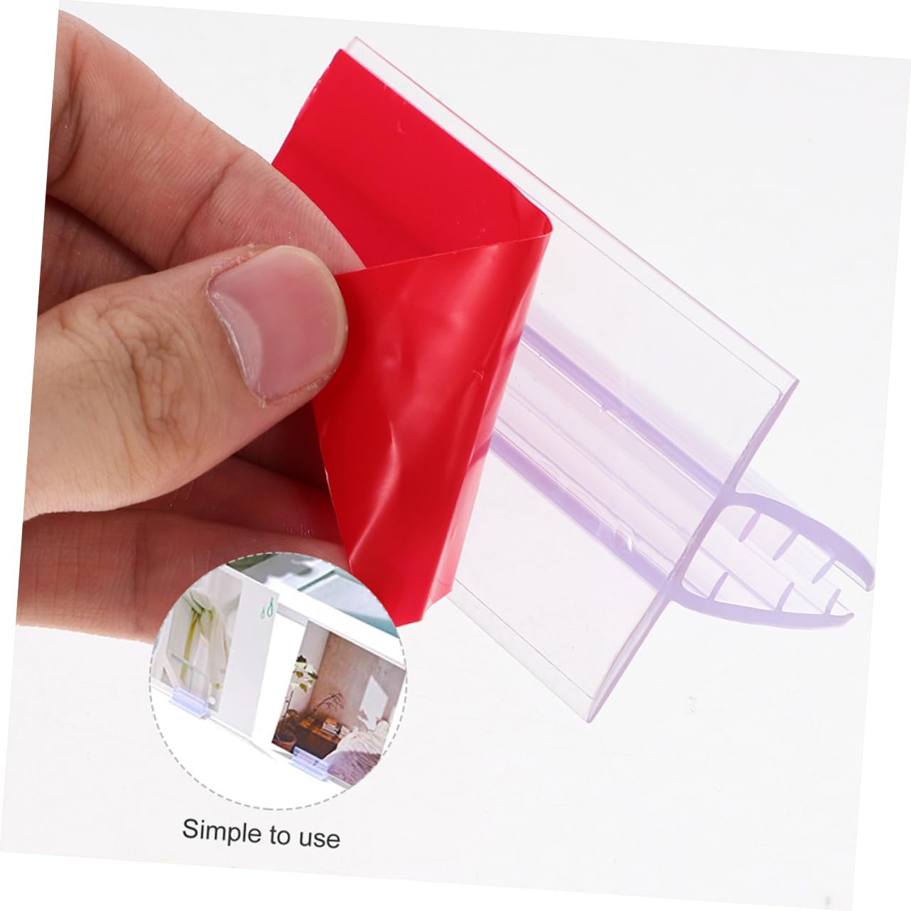 Porta Etichette Adesive in Pvc 60 Pezzi per Cartelli e Schede | Formato Mini 2, 95x1, 61x1, 18 Pollici, Supporto per Allineare Etichette, Cartoline e Ricevute