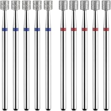 Nail Drill Bits Set, Pack of 5 Diamond Nail Drill Bits 3/32 InchTp-263-023b