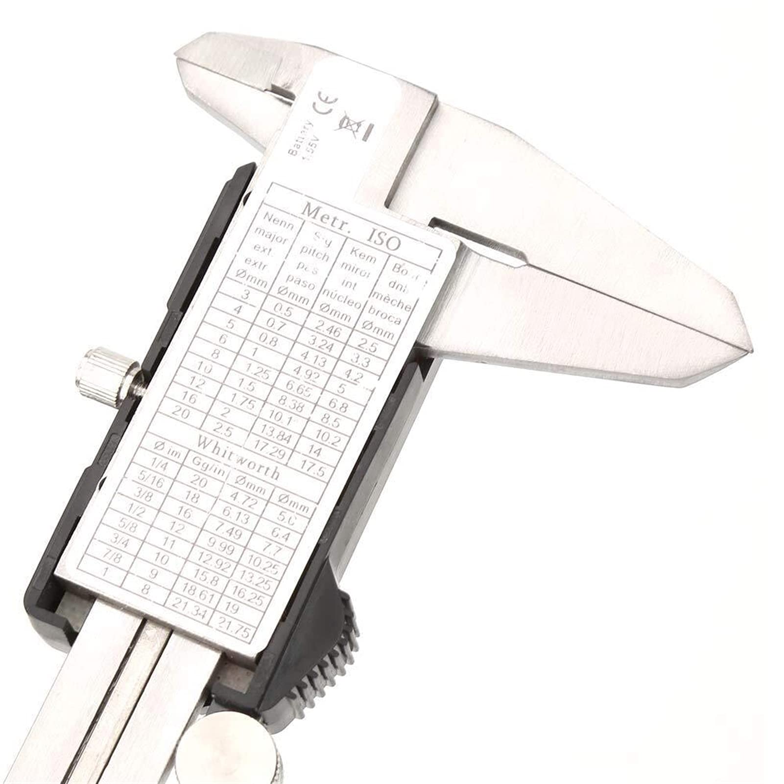 Suwmiarka Elektroniczna, 0-150 Mm, Stal Nierdzewna, Suwmiarka Cyfrowa, Elektroniczny Mikrometr, Narzędzie Pomiarowe, Linijka, Linijka
