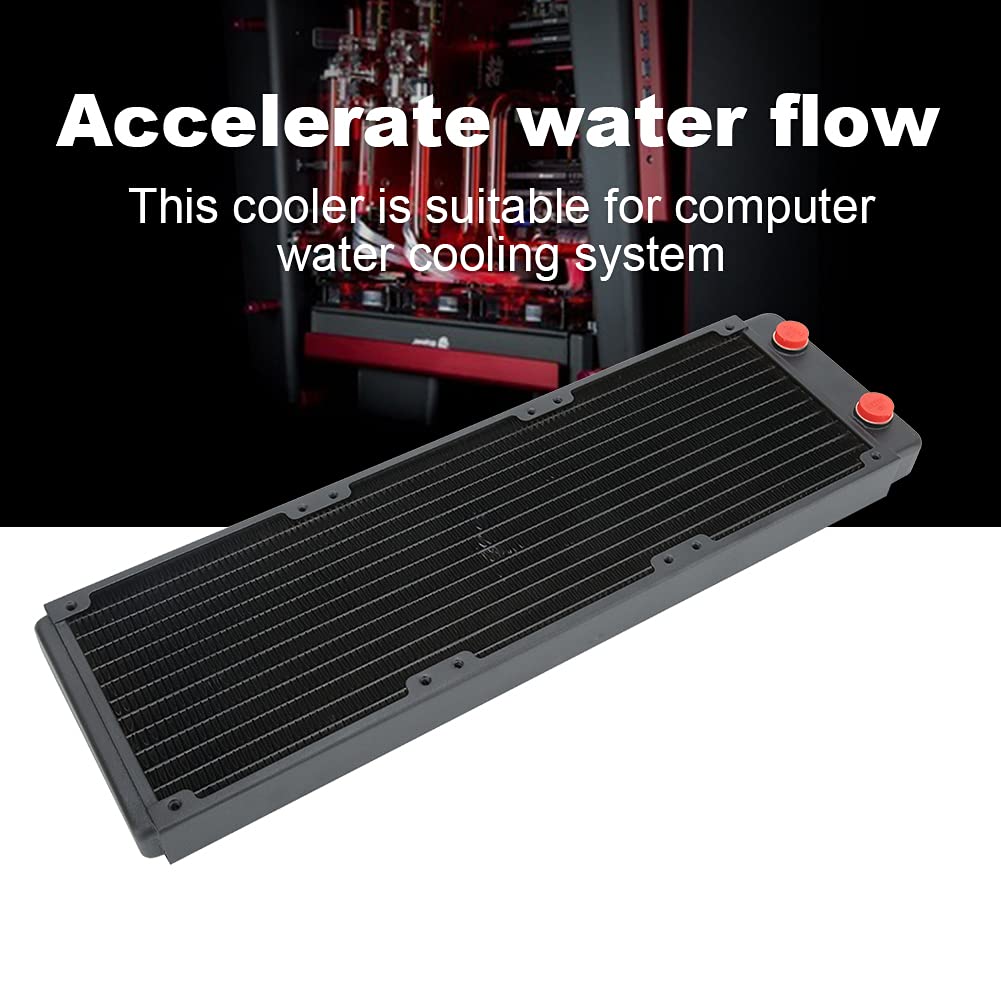 Radiatore di raffreddamento ad acqua in rame di alta qualità, dissipatore di calore per CPU per computer PC, scambiatore di calore a 12 con separatore d’acqua integrato per ap
