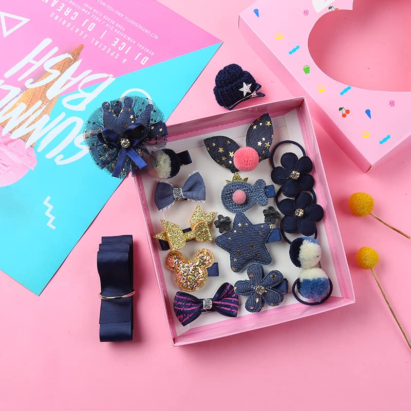18 Pcs Hair Accessories Combo Set