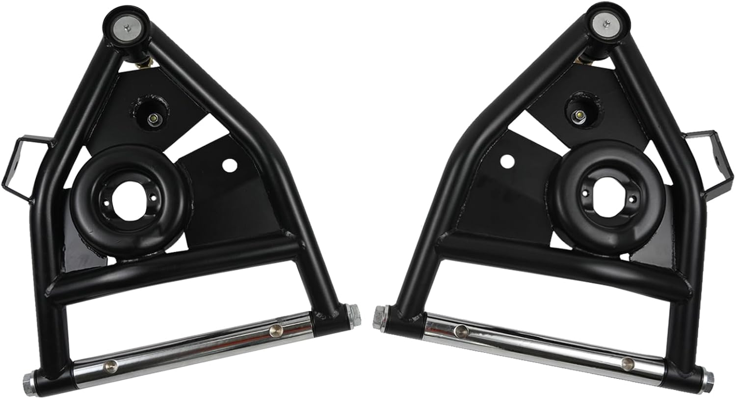 Generic 1973-1987 Chevy C10 Pickup Truck Tubular Upper&Lower Control Arms, Black